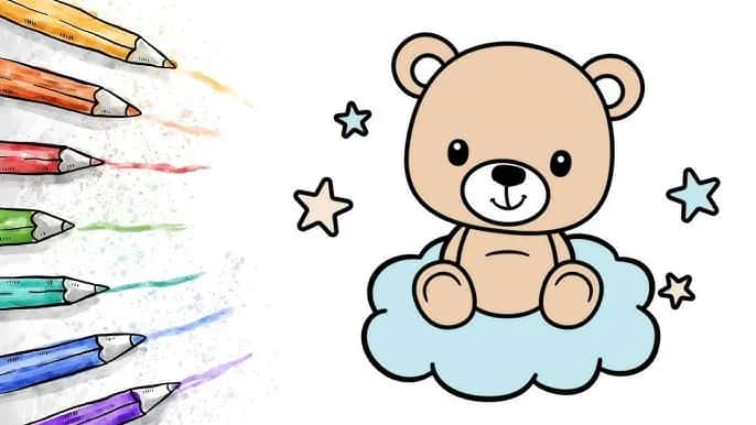 Jak narysować pluszowego misia krok po kroku - proste techniki rysunku