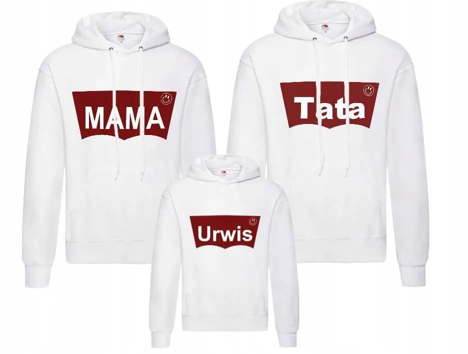 Stylowe bluzy dla rodziców i dzieci - stwórz wyjątkowe zestawy rodzinne